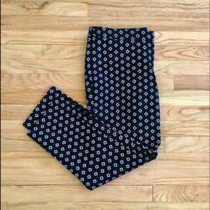 Vince Camuto Black & White Ankle Length Dress Pants